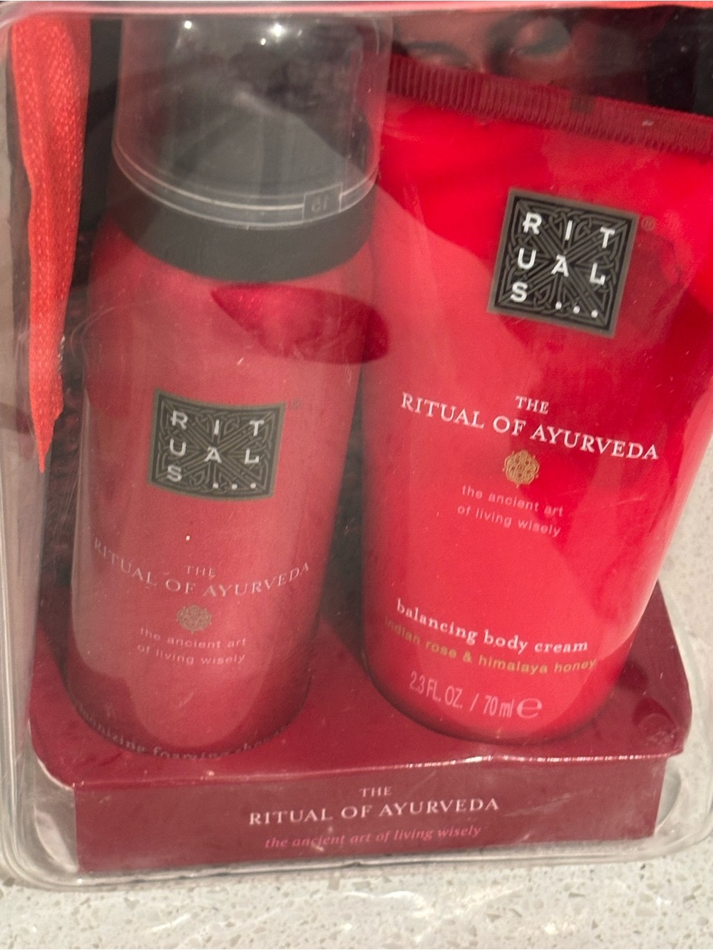 Rituals The Ritual of Ayurveda Balancing Body Cream & Foam Set - Red